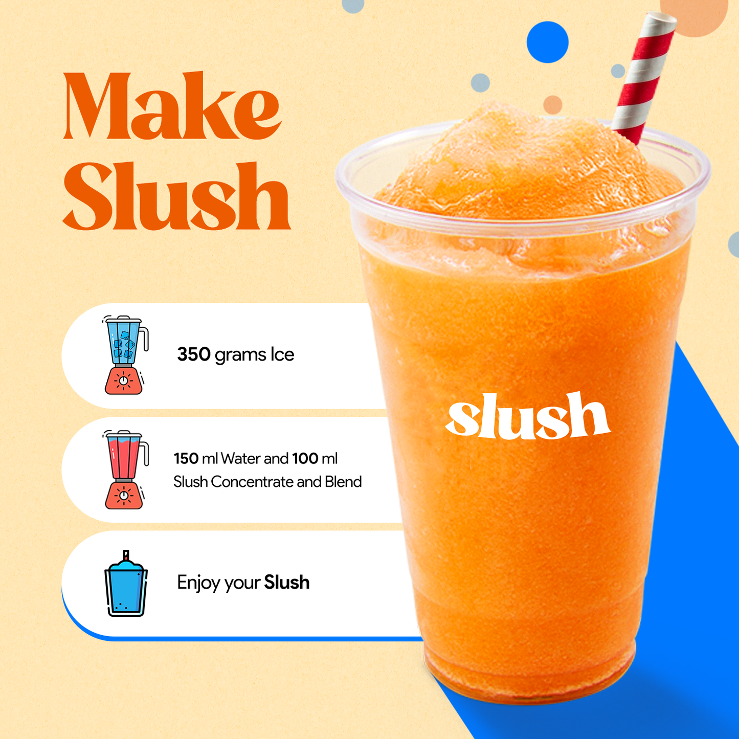 Zero Orange Slush Concentrate - 500ML