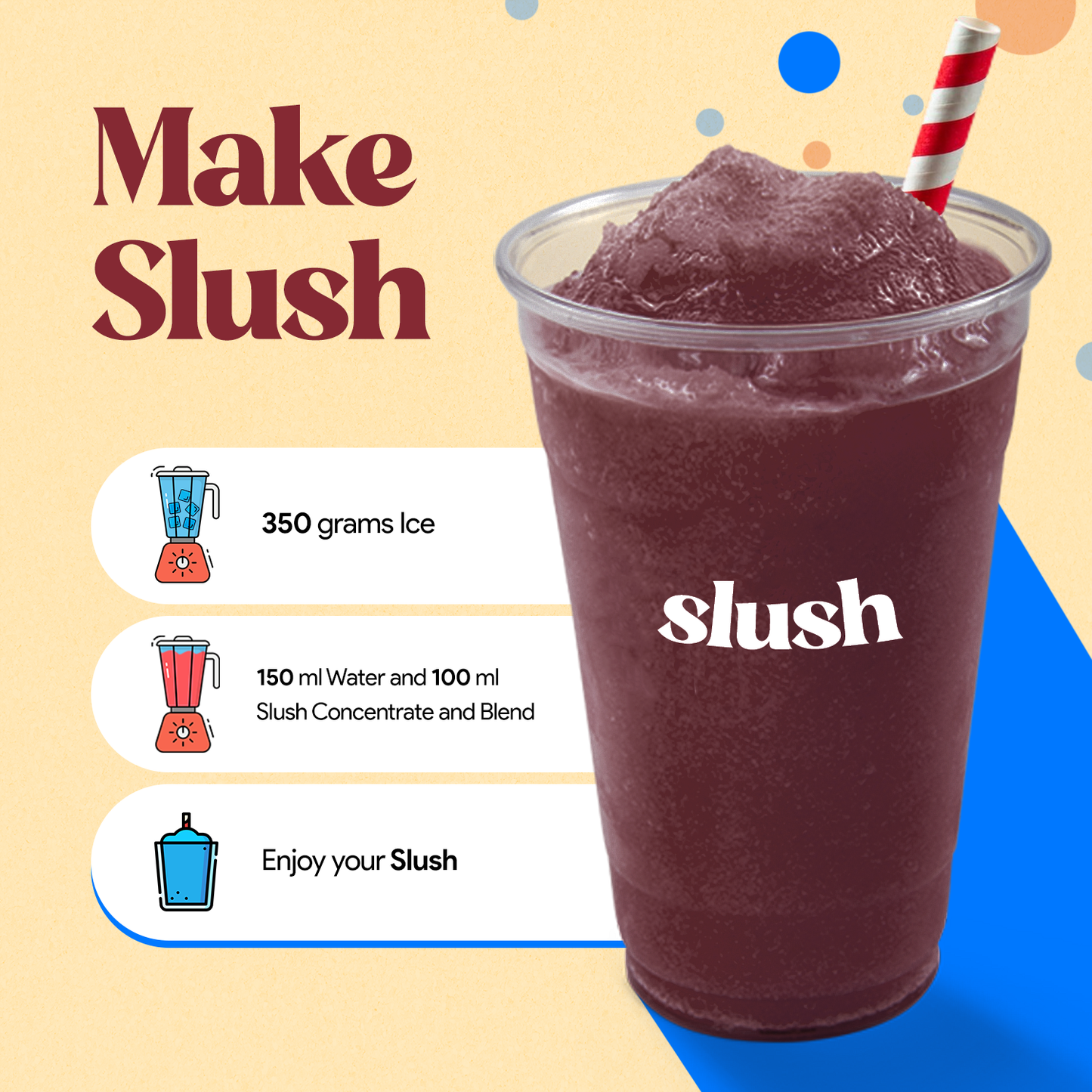 Zero cola Slush Concentrate - 500ML