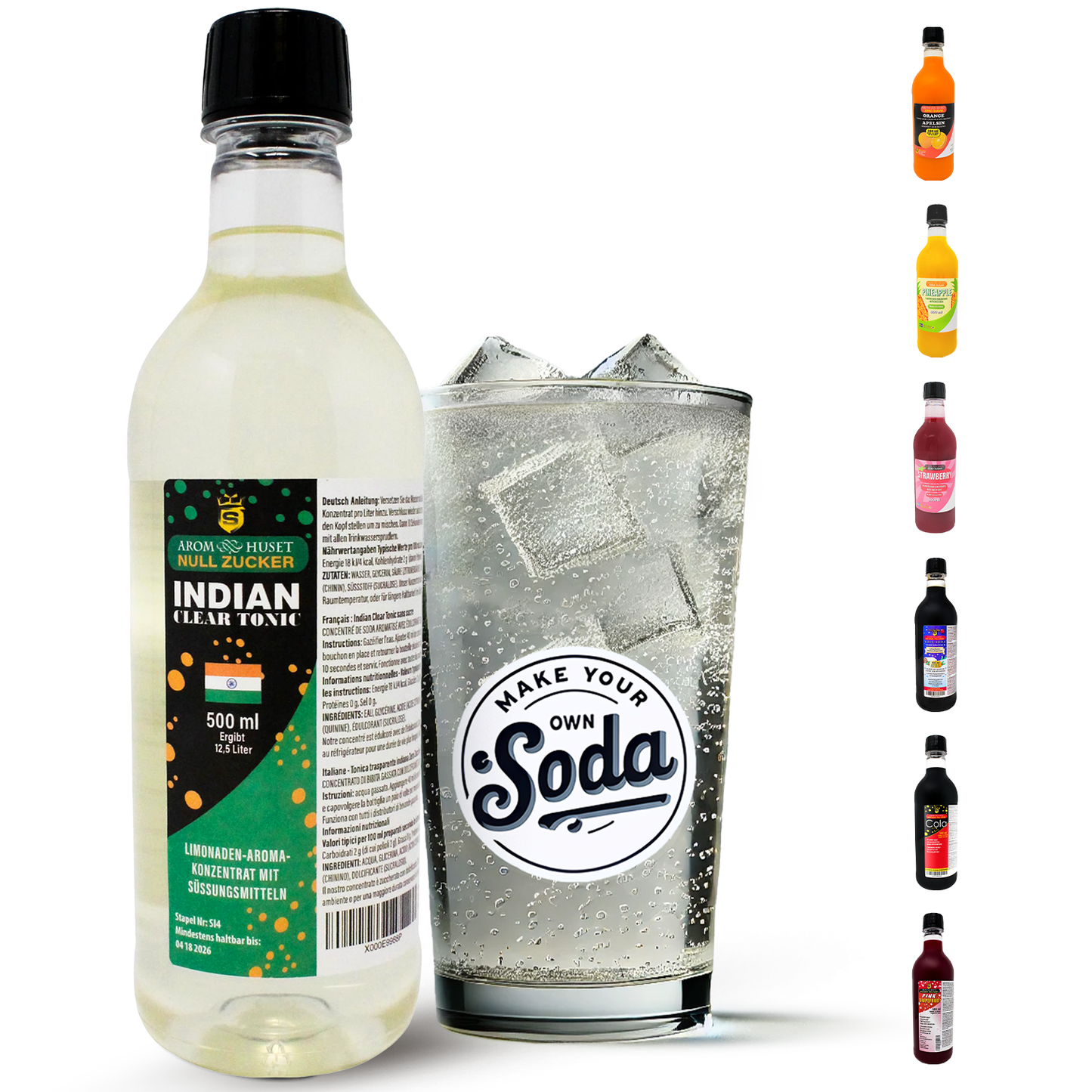 Zero Indian Tonic Soda Concentrate - 500ML