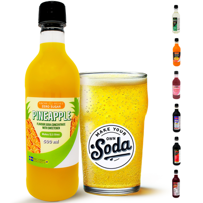 Zero Pineapple Soda Concentrate - 500ML